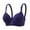 Blue, variant on Women's Plus Size T-Shirt Bra Smoothing Comfort Underwire Lightly Lined Push Up Bras Adjustable Strap Full Coverage Bra