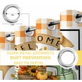 thumbnail image 6 of Fall Truck Blackout Curtains for Bedroom/Living Room, Thermal Insulated Kitchen Curtains, Orange Plaid Pumpkins Sunflower Thanksgiving Grommet Darkening Window Treatment Drapes 52"x63"x2, 6 of 8