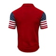 thumbnail image 3 of WAYUTE Men Polo Shirts 250th Anniversary USA Shirt Short Sleeve Stars and Stripes Print Freedom 4th of July Independence Day Casual Outdoor, 3 of 3