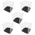 thumbnail image 1 of 5x Caja de Acrílico para Exhibición, Caja de Almacenamiento a Prueba de Polvo, Hobby Visual Clear Square Display Case Square Baseball Holder para Golf, 1 of 9