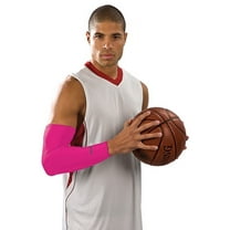 Mueller Performance Athletic Arm Sleeve, Pink, One Size Fits Most