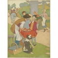 thumbnail image 2 of Elmer Boyd Smith 19x24 Gold Ornate Framed and Double Matted Museum Art Print Titled - Says the Pieman to Simple Simon, ‘Show Me First Your Penny’ (1919), 2 of 4