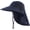 Navy Blue, variant on Minzimin Home Prefer Outdoor UPF50  Sun Hat Wide Brim Mesh Fishing Hat with Neck Flap