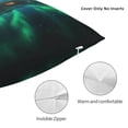 thumbnail image 3 of Fuzoiu Northern Lights Print Square Pillow Cover,Hidden Zipper Design,Luxury Square Pillow Case, Throw Pillow,Couch Cushion-18"x18", 3 of 7