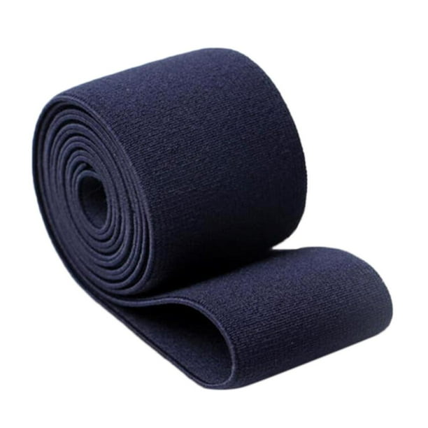 Meters Flat Elastic Band 4CM Wide, Elastic Cord Trouser Elastic Elastic  Band - , Yard Dark Blue 