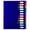 Blue, variant on Rainbow Classification Loose Data Folder With Multi Pockets, Portable File Organizer For Exam Papers And Documents, Durable Archive Storage Book For Office Home, White