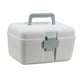thumbnail image 3 of Caja de almacenamiento de medicamentos, botiquín de primeros auxilios portátil con asa, organizador de contenedores para Azul, 3 of 9