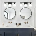 thumbnail image 4 of Licperron 3-Light Vanity Lights with Milky White Glass Shade, 4 of 6