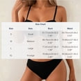 thumbnail image 3 of UTSJKR Women's 2026 Hard Cup Backless Bikini Set, Tape Detail Two Piece Bathing Suit, European Cross Border Beach Swimwear Red L, 3 of 7