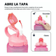 thumbnail image 4 of Botella Para Agua Deportiva Medio Galón Rosa a Verde Malubero  Malu1365, 4 of 5