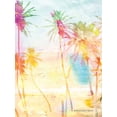 thumbnail image 2 of Bluebird Barn 15x18 Black Ornate Wood Framed with Double Matting Museum Art Print Titled - Bright Summer Palm Group I, 2 of 4