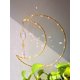 thumbnail image 2 of 1pc LED Iron Moon Light Diamond Crystal Refractive Pendant DIY Fun Fairy Pendant Room Decoration Light Surprise Gift, 2 of 5