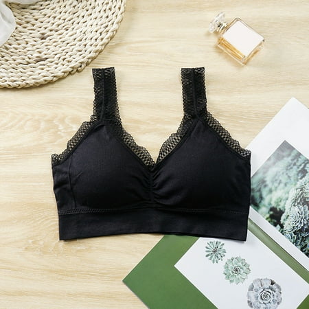 

sports bras for women plus size Women Lace Beauty Back Wrap Chest Tube Top Sports Yoga Antiglare Seamless Bottoming Underwear