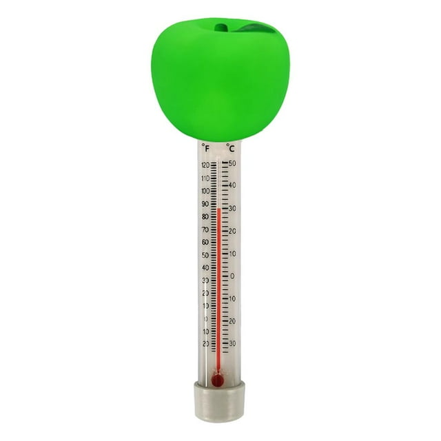 Floating Pool Thermometer Easy Read, Funny Fruit Shape Pools Thermometer Cute Water Thermometer for Swimming Pools, Hot Tubs, Ponds, Spas