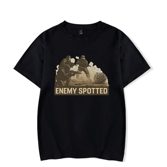 ARC Raiders Merch Enemy Spotted Funny T-Shirt Video Game Cute Short Sleeve Unisex Clothing For Summer