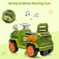thumbnail image 6 of Shininglove 6V Toddlers Electric Ride-on Toy Car with Radar Rocket Sound, Flash Lights, Music & USB, 6 of 7