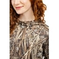 thumbnail image 2 of Realtree Women's Max-7 Camo Hunting Hooded Shirt | Quick Dry | Size 2X, 2 of 13