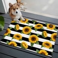 thumbnail image 3 of Entryway Rug 2'x3', Yellow Sunflowers Small Rug for Kitchen Bathroom Door Mat Indoor Entrance, Spring Floral Black Stripes Farmhouse Non-Slip Area Rugs Floor Mats Carpet Front Door Rugs, 3 of 8