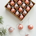 thumbnail image 3 of Christmas Ball Ornaments 16 Pcs - Small Shatterproof Christmas Balls, Aesthetic Decorations Indoor, Classic Holiday Party Hanging Ornaments for Xmas Tree, Wreath, Vines, Multicolor, 3 of 7