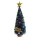 thumbnail image 2 of Mini árbol de Navidad Árbol de Navidad en miniatura Decoración navideña Artificial Azul Verde 16cm, 2 of 9