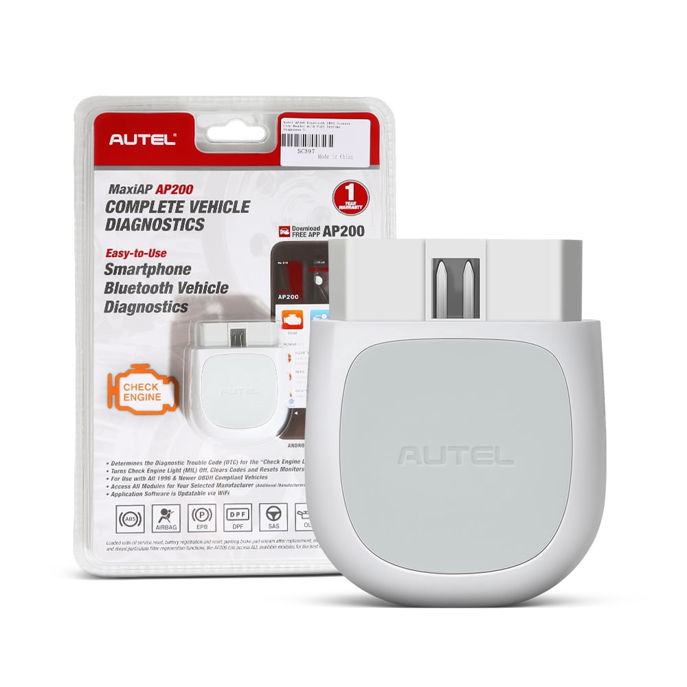 AUTEL MaxiAP AP200 Bluetooth OBD2 Code Reader with Full System Diagnoses