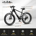 thumbnail image 3 of SIVROCK 1000W Electric Bike for Adults, 26"x4.0" Fat Tire Mountain Bicycle, 25MPH 7-Speed Gears E-Bike, 3 of 12