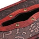 thumbnail image 3 of Chino Retro China Antiguo cuero de madera Cerradura de bronce Caja de pañuelos Patrón de hierba Zulema Cajas de madera del tejido, 3 of 8