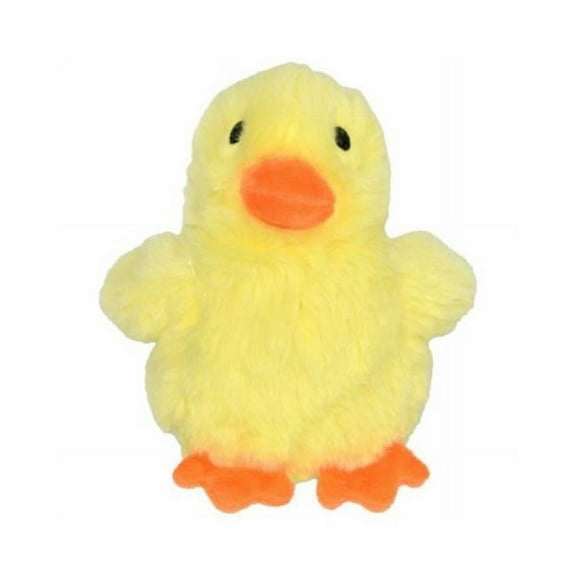 Multipet International 116360 5 in. Plush Chick Dog Toy, Yellow