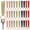 Mix Color, variant on 100Pcs PU Leather Keychain Blanks Bulk Blanks Keychain Kit with Key Rings DIY Multipurpose Keyring Set for DIY Key Chains Craft