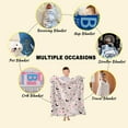 thumbnail image 6 of Cute Ghost Printed Blanket Gifts for Halloween Throw Blanket for Women Men Soft Cozy Fleece Couch Living Room Bed Blanket for Kids Girls Boys\u201440"x50", 6 of 6