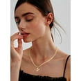 thumbnail image 4 of Gold Dainty Alphabet Pendant Necklace Capital Pendant for Women Gifts Golden, 4 of 9