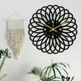 thumbnail image 7 of Walbest Modern Style 3D Solid Geometric Shape Acrylic Black Wall Clock, 11.8 Inch Home Decoration Simple Wall Clock for Living Room (Batteries Not Included), 7 of 7