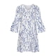 thumbnail image 4 of ICHUANYI Clearance Women's Pring V-Neck Sleeve Printed Ruffle Sleeve Dress(White, S) ICHUANYI WER2023081011130, 4 of 8