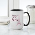 thumbnail image 4 of CafePress - I'd Rather Be In Paris Large Mug - 15 oz Ceramic Large White Novelty Mug, 4 of 4