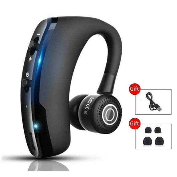Bluetooth Earbuds, Wireless Business monaural Headset Voice Answer in Ear Earbuds for Driving Running 10 Hour Battery Noise Cancelling Headphones