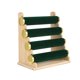 thumbnail image 2 of Soporte para brazaletes, expositor de brazaletes, diadema, base de madera de varias capas Cuatro Capas Verde, 2 of 9