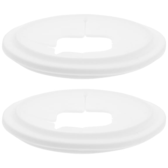 WRITWAA White Silicone Jar Lids, Wide Mouth, Flexible, Reusable, for Canning Jars, 2Pcs