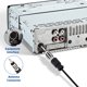 thumbnail image 4 of Antena de Coche (Cable de Extensión de 5 m), Antena de Radio FM para Coche, Adhesivo Oculto para Parabrisas para Antena Estéreo Universal para Coche, Adaptador DIN con 3 m, Sintonizador Receptor de Ra, 4 of 5