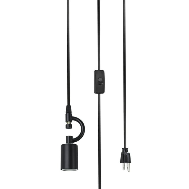 Aspen Creative 210431, OneLight PlugIn Swag Pendant Light Conversion