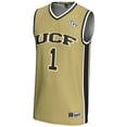 thumbnail image 2 of Unisex GameDay Greats #1 Gold UCF Knights Lightweight Basketball Jersey, 2 of 4