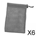 thumbnail image 1 of 6x Bolsa Pequeña de Malla con Cordón, Bolsa de Almacenamiento Duradera Multiusos, Bolsa de Malla para Cosméticos, Juguetes de Recolección, Pelotas de 6 piezas, 1 of 10