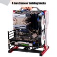 thumbnail image 4 of Ccdes Motherboard Case,ATX/M-ATX/ ITX Open Chassis Vertical Overclocking Test Platform Chassis Rack + Handle, Open Chassis, 4 of 7