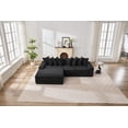 thumbnail image 2 of Convertible Floor Sofa Bed, Foldable Mattress Cloud Couch for Small Spaces, Corduroy Sleeper Sofa with Storage, Multi-Functional Folding Bed for Apartments and Guest Rooms, 2 of 9