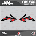 thumbnail image 4 of Kalair GFX Graphics Kit for Honda CRF230F (2008-2014) Usa Series, 4 of 5