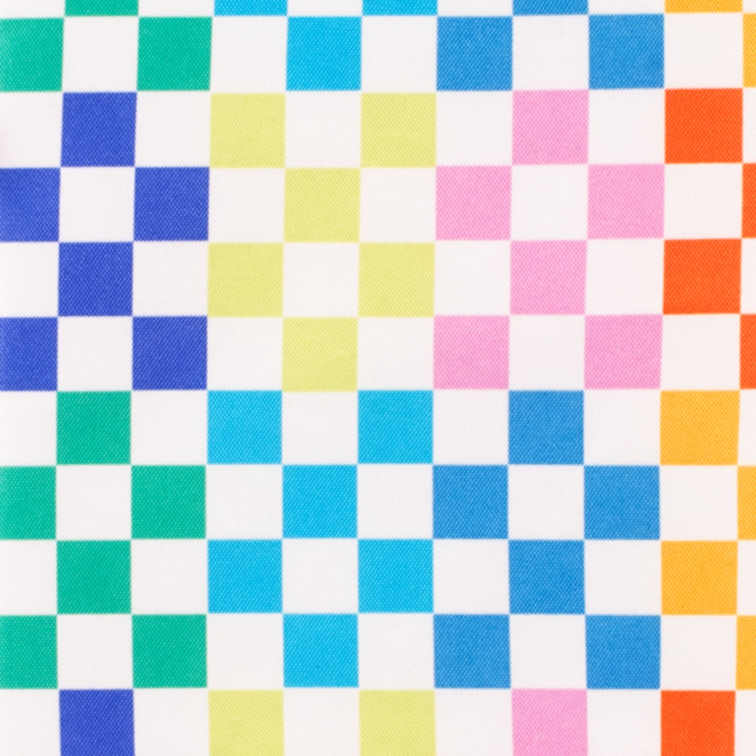 Mainstays Kids Checkered Insulated Polyester Reusable Lunch Bag with Mesh Side Pocket, Multicolor Checkered