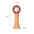 thumbnail image 3 of Ventilador de escritorio con enfriador de aire Ventilador de mano de enfriamiento práctico para exteriores (naranja B) Ehuebsd Libre de BPA, 3 of 6