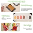 thumbnail image 3 of Uxcell 2 Pcs Metallic Ink Pads for Stamps, 3.9 x 2.5 Inch Washable Embossing Craft Ink Pad Stamp for Wood, Photo Paper, Fingerprint, DIY Card Making, Golden Red, 3 of 6