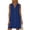 #0170-Navy, variant on Swimsuit Coverup for Women Plain V Neck Sleeveless Sheer Beach Dresses Vacation Bathing Suit Cover Up