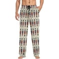 thumbnail image 3 of Top-kevin Soldier Men's Pajama Pants Sleepwear Lounge Pajama Bottoms with Pockets, S M L XL XXL, 3 of 13