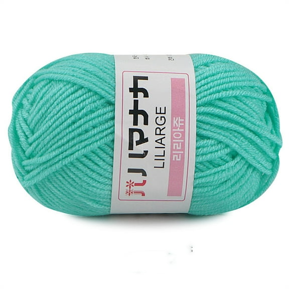 FNGZ Crochet Yarn,Medium Weight Yarn,1Pc Chunky Colorful Hand Knitting Milk Cotton Knitting Crochet Blended Cotton,Cotton Yarn